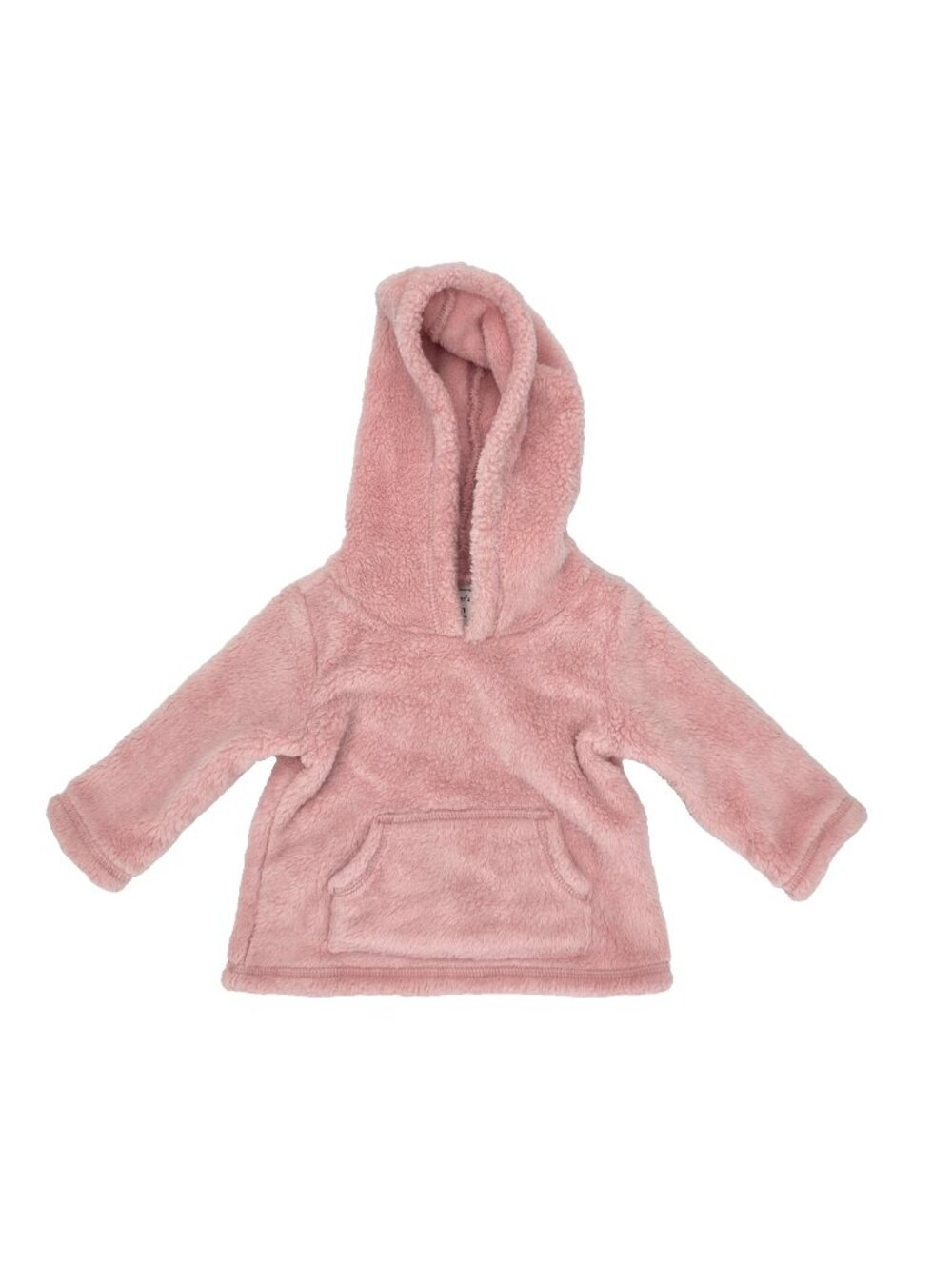 Carters Plush Hoodie Sweatshirt Toddler Girls 6M Months Pink Fleece Solid